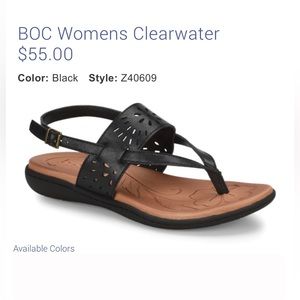 B.O.C. Born Black Sandals size 7.5